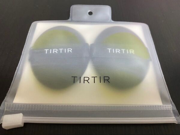 TIRTIR ソフトシェル クッションパフ 2個セット 未使用 黒