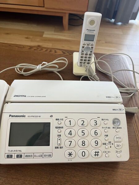 Panasonic KX-PW320-W 電話機 パナソニック 子機セット