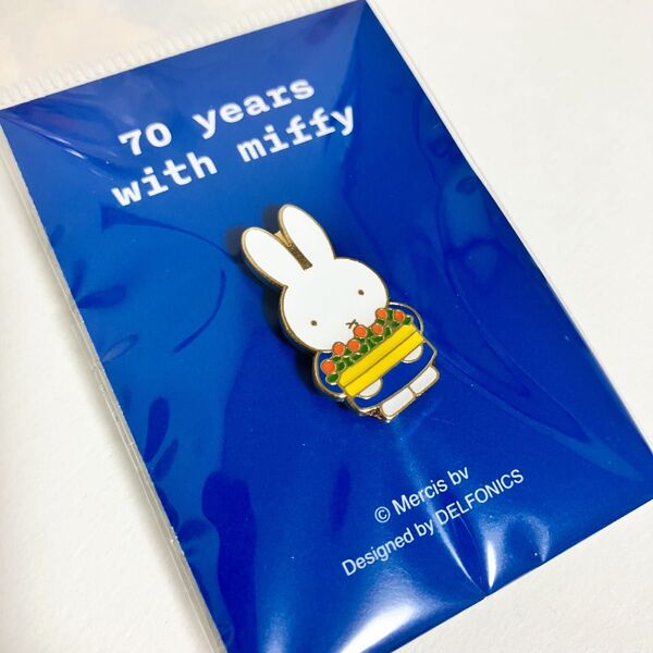 70周年 ミッフィー展 ピンズ ピンバッジ miffy