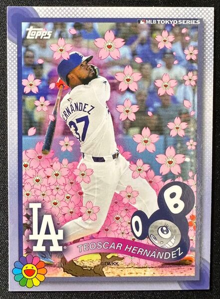 Topps MLB 2025 ドジャース テオスカーヘルナンデスMLB TOKYO SERIES×村上隆