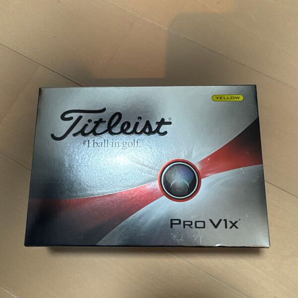 タイトリスト ゴルフボール イエロー PRO V1x V1X Titleist プロV1X