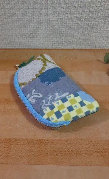 ファスナーポーチミニミニ ハンドメイド ミナペルホネン 小銭*小物入れ
