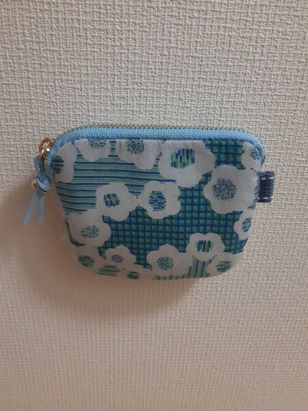 ハンドメイド ミニポーチ ミナペルホネン ハギレ*小物入れ