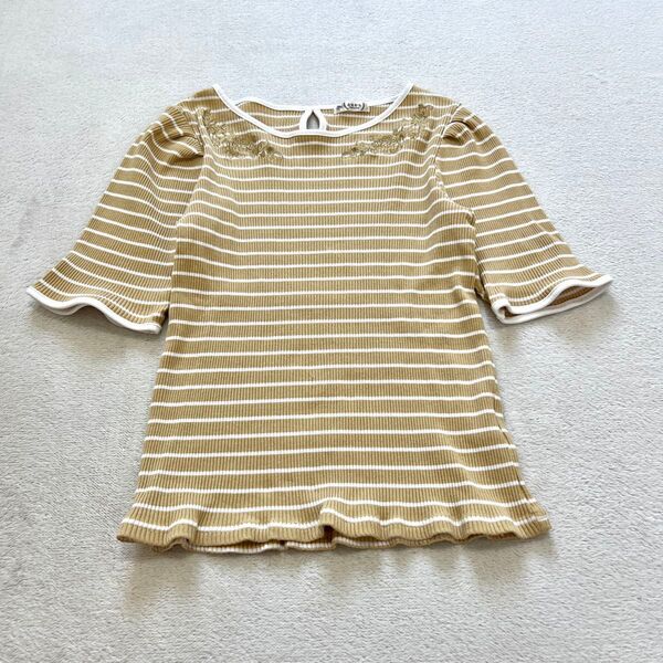 axes femme アクシーズファム 半袖トップス ブラウス Mサイズ