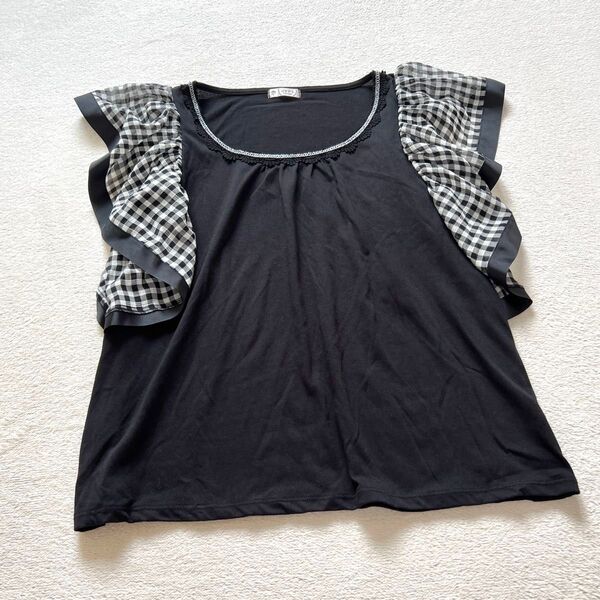 axes femme アクシーズファム 半袖ブラウス トップス Mサイズ