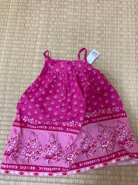 GAP ベビー服 ノースリーブワンピース ピンク 花柄 18-24month 未使用