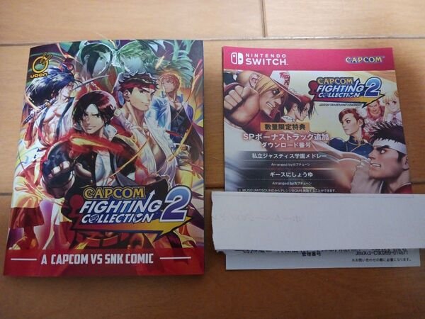 カプコンファイティングコレクション2 特典のみ コミック+DLコード