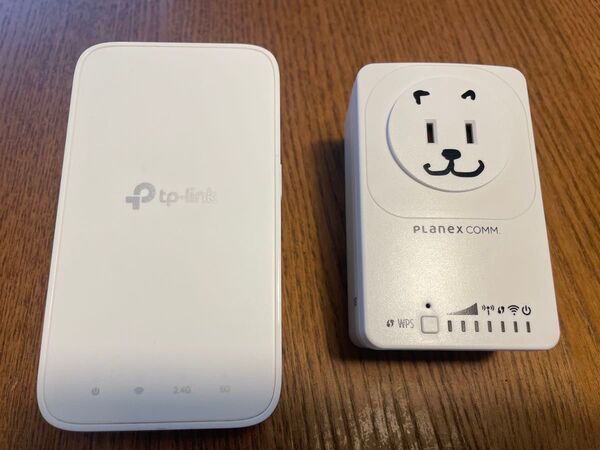 Wi-Fi無線LAN中継機2つセット TP-Link RE330 プラネックス 忠継大王 MZK- EX300NP 中継機