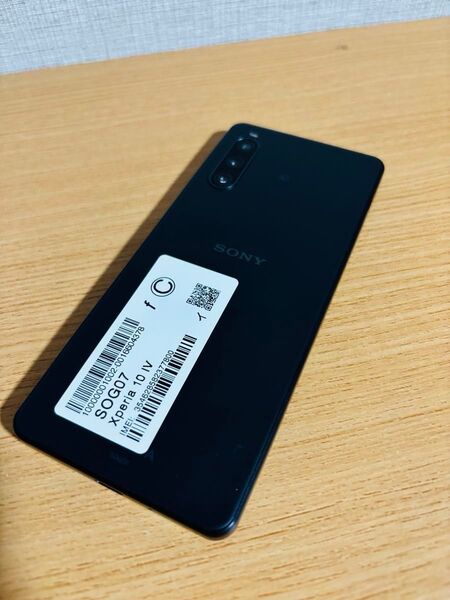 SONY Xperia10Ⅳ ブラック 128GB SIMフリー SOG07
