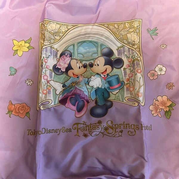 デザイン違い ファンタジースプリングスホテル エコバッグ 宿泊記念 東京ディズニーシー ディズニーリゾート ミッキー ミニー