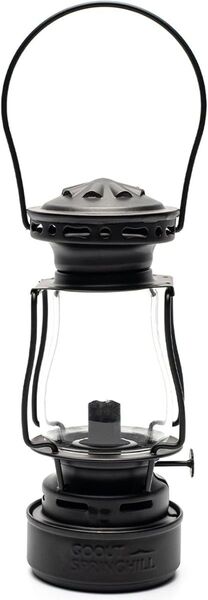 Springhill オイルランタン パラフィンオイルランタン 灯油ランプ 灯油ランタン アウトドア 替え芯付き ブラック