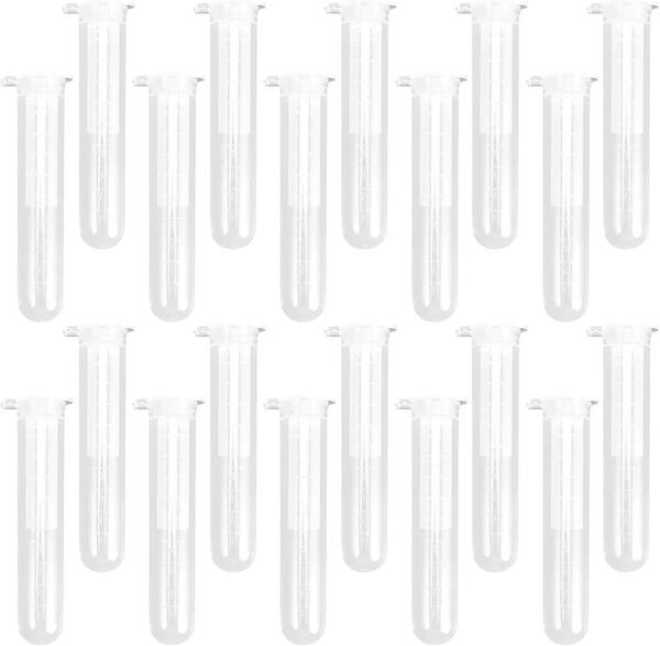 TOYMYTOY 遠心チューブ 遠心分離管 試験管 蓋付き 10ml 200個
