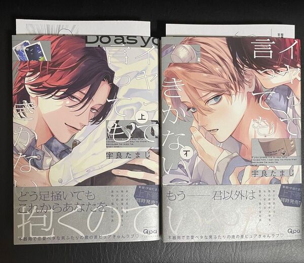 イヤって言ってもきかないで 上下巻 宇良たまじ とらのあなペーパー付き