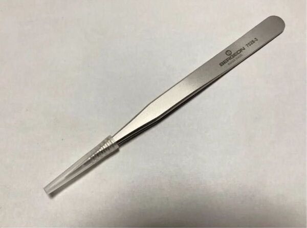 ラスト1本! 貴重! BERGEON 7028-3 スイス製精密ピンセット スーパーアロイ 完全非磁性 未使用 時計工具 時計修理