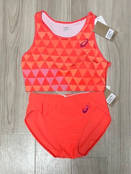 アシックス 女子陸上ユニホーム ブラトップ レーシングブルマ 3XL