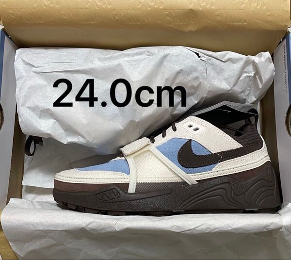 【新品 未使用】 NIKE トラヴィス スコット ズーム フィールドジャックス レチェ ブルー 24.0cm