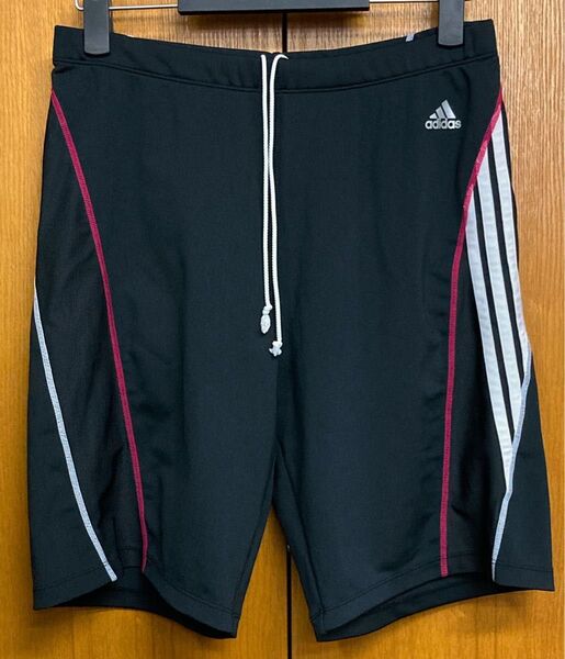 メンズ★adidas★海水パンツ O 黒系 中古品