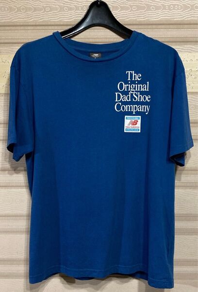ニューバランス★Tシャツ M 紺ブルー系 中古品