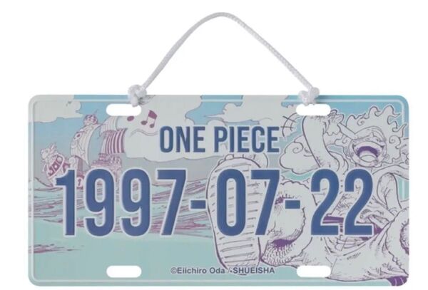 ワンピースONE PIECEアニバーサリーメタルプレート