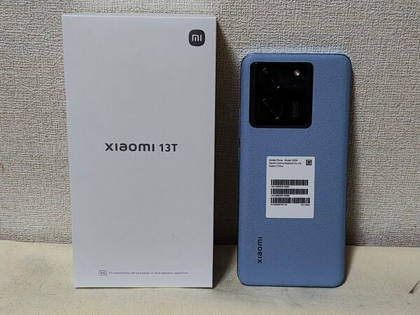 【美品】Xiaomi 13T uqモバイル 8GB RAM 256GB ROM アルパインブルー