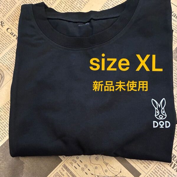 DOD メチャシックパックTシャツ XLサイズ ブラック 1枚
