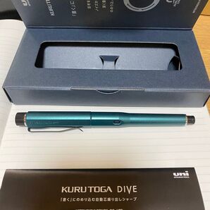 uni 三菱鉛筆 KURUTOGA DIVE シャープペンシル グリーン系 動作確認◯