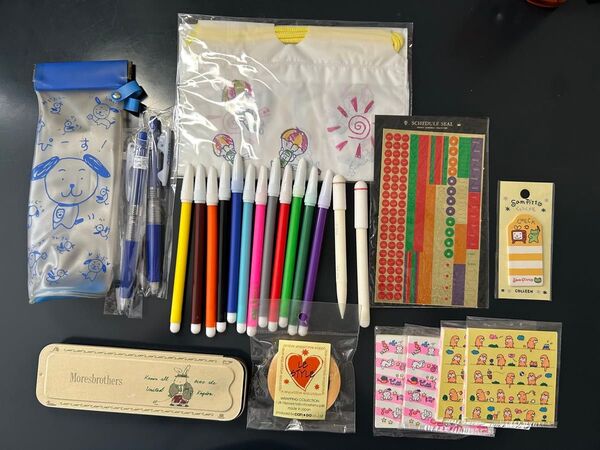 文房具セット Moresbrothersペンケース付 送料込