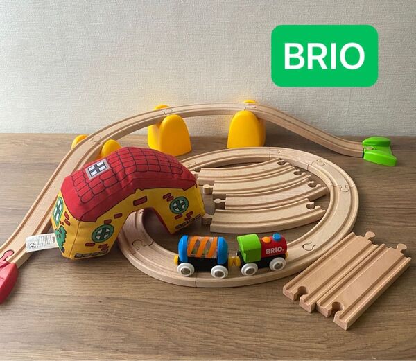 BRIO 刻印入り★ 木製レール 汽車 カーブレール トンネル 橋脚 坂レール 拡張レール 追加レール 室内遊び 木のおもちゃ