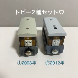 木製レール対応 きかんしゃトーマス トビー2種類 四角い仲間♪ TOBY