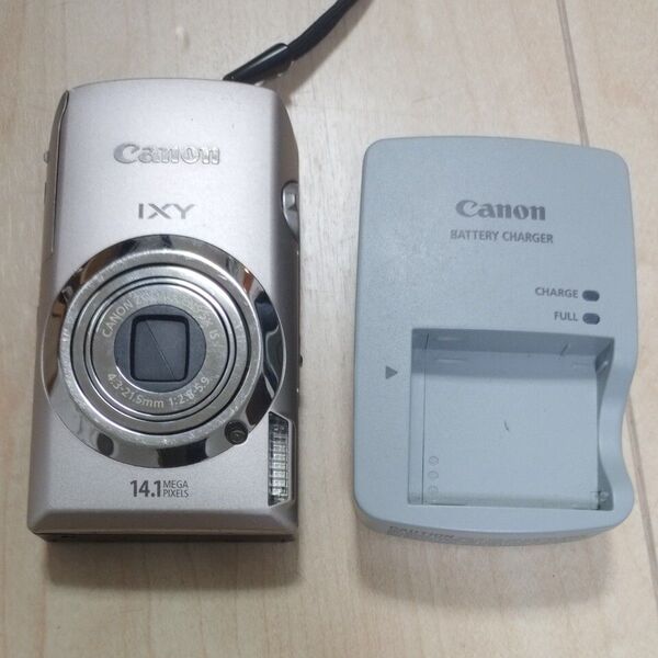 【ジャンク品】Canon IXY デジタルカメラ バッテリーチャージャー付き