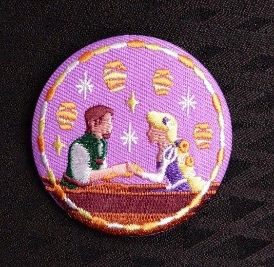 ▲ラプンツェル ▲ディズニー刺繍缶バッジ