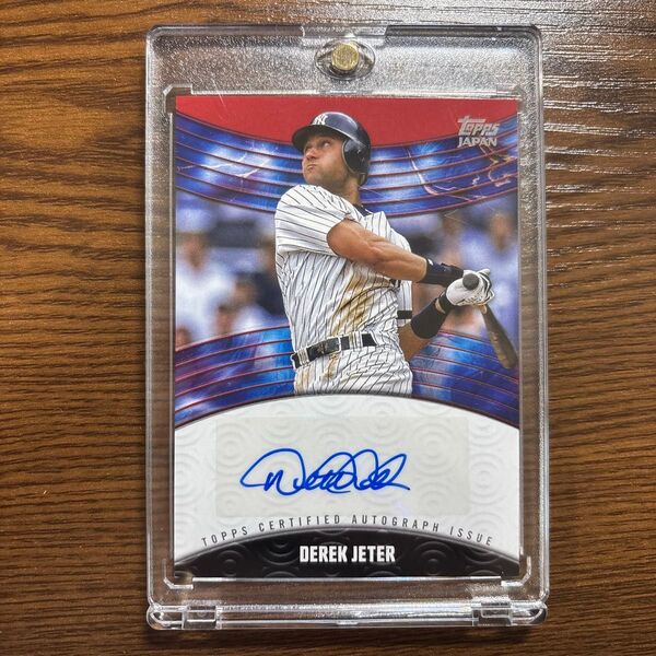 Derek Jeter 直筆サインカード Topps Certified Autograph