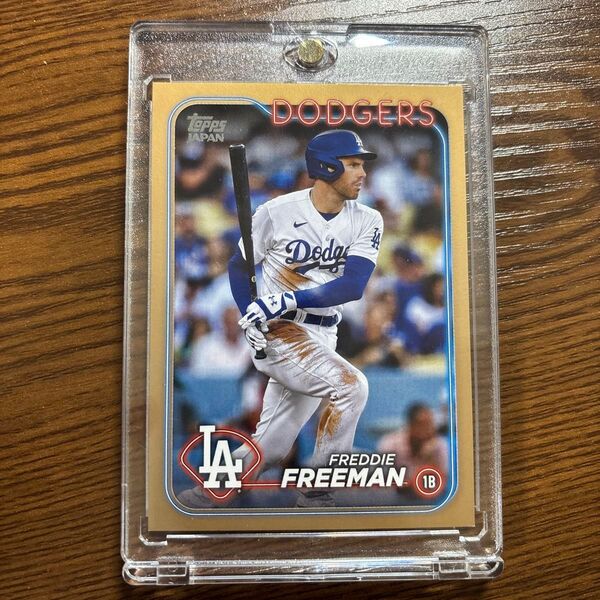 2024 Topps Japan Edition Freddie Freeman Gold Parallel 19/25