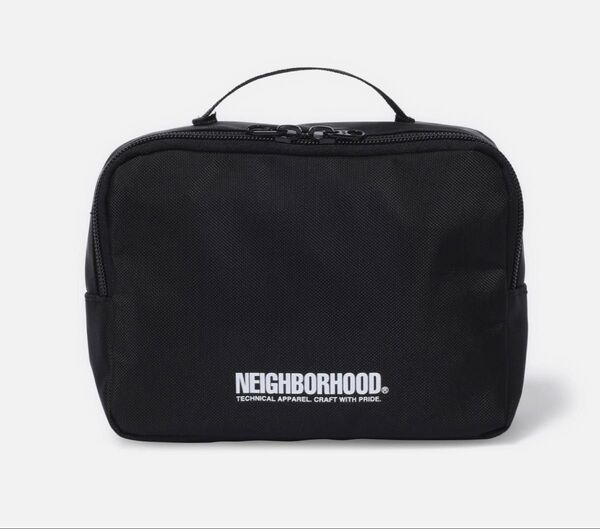 25SS NEIGHBORHOOD TRAVEL POUCH-S BLACK ネイバーフッド トラベル ポーチ ブラック