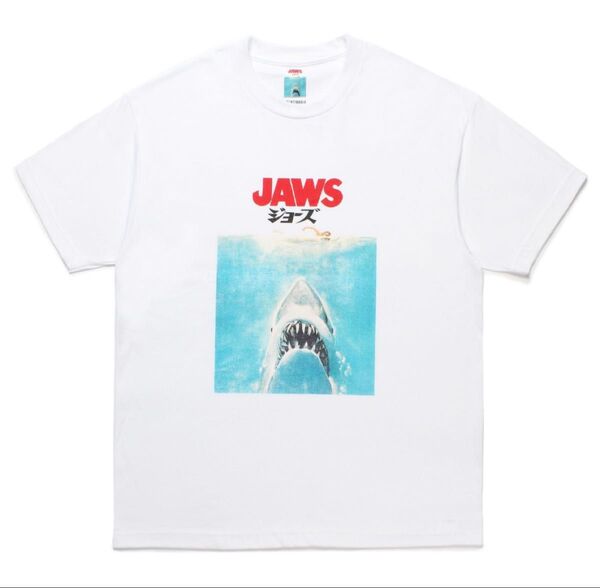25ss WACKO MARIA x Jaws T Lサイズ WHITE L ワコマリア ホワイト ジョーズ Tシャツ 白