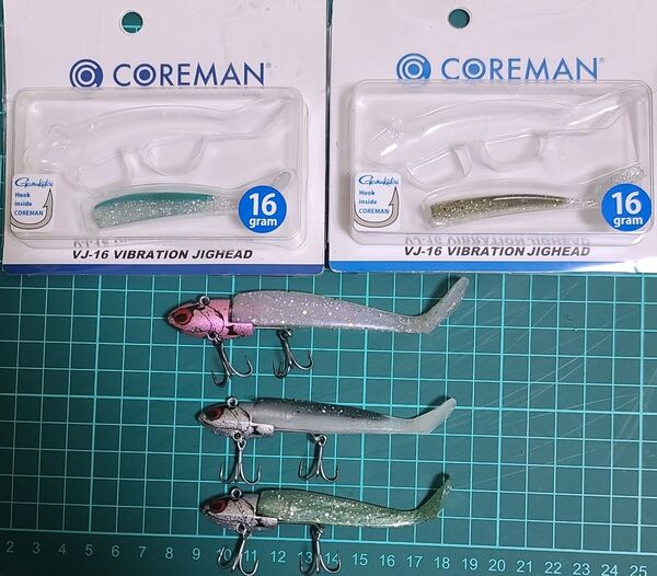 COREMAN VJ-16 VJ-22+シャローベイト+キビナゴイワシのセット