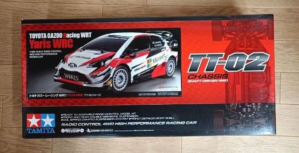 絶版品!完全新品未開封品!1/10RC トヨタ ガズー レーシング WRT/ヤリス WRC(TT-02シャーシ) 58659