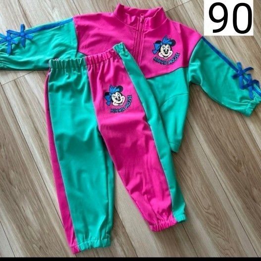 新品 チマジロ ディズニー ジャージ セットアップ ミニー 90