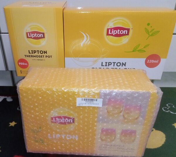 ☆リプトン ティーカップ&保冷温ポット&グラスセット☆