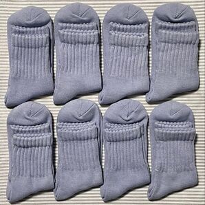 【cecile】ソックス 8足セット (色:ライトブルー)《品番 SP-38》