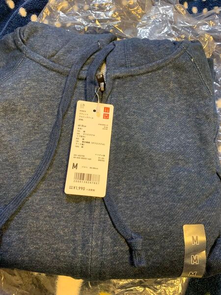 タグ付き 新品 ユニクロ スウェット フルジップアップパーカ 長袖 UNIQLO M