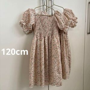 SHEIN 花柄半袖ワンピース 120cm 2着