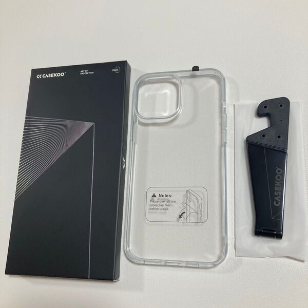CASEKOO iPhone 13 Pro Max 用 ケース クリア 耐衝撃 米軍MIL規格 黄変防止「KORI」クリア