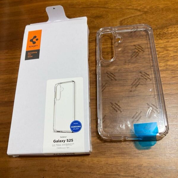 Spigen Galaxy S25 ケース 耐衝撃 ウルトラ・ハイブリッド ACS09006 (クリスタル・クリア)