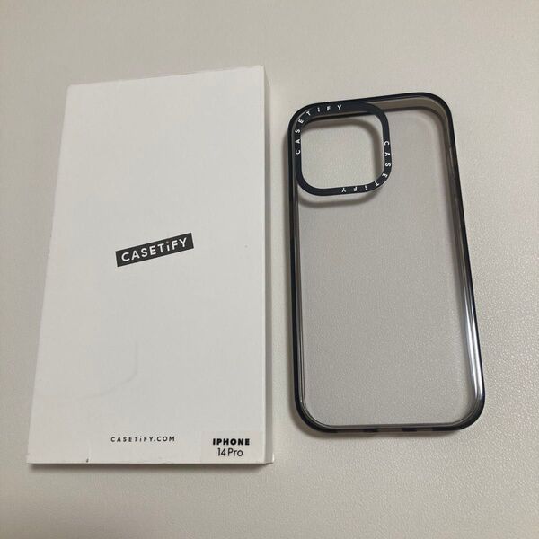 CASETiFY クリア iPhone 14 Proケース ブラック