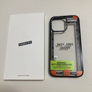 CASETiFY コンパクト iPhone 15 Pro Max ケース Duty Free - クリア ブラック