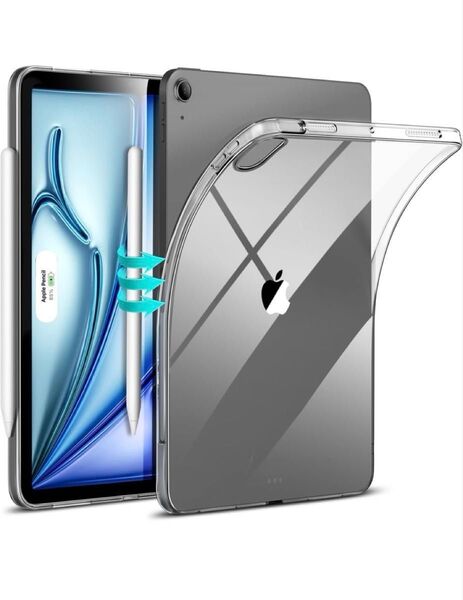 ESR iPad Air 11インチ ケース (M3/M2、2025/2024) Zeroシリーズ クリア