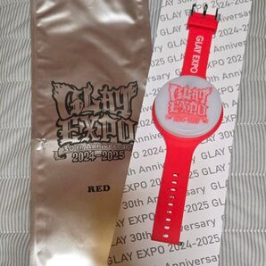 GLAY LEDリストバンド RED