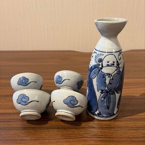 酒器セット 徳利とお猪口4個