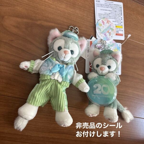 カラフルハピネス ジェラトーニ TDS ディズニー ぬいぐるみバッジ シェリーメイ ぬいば ダッフィー 東京ディズニーシー